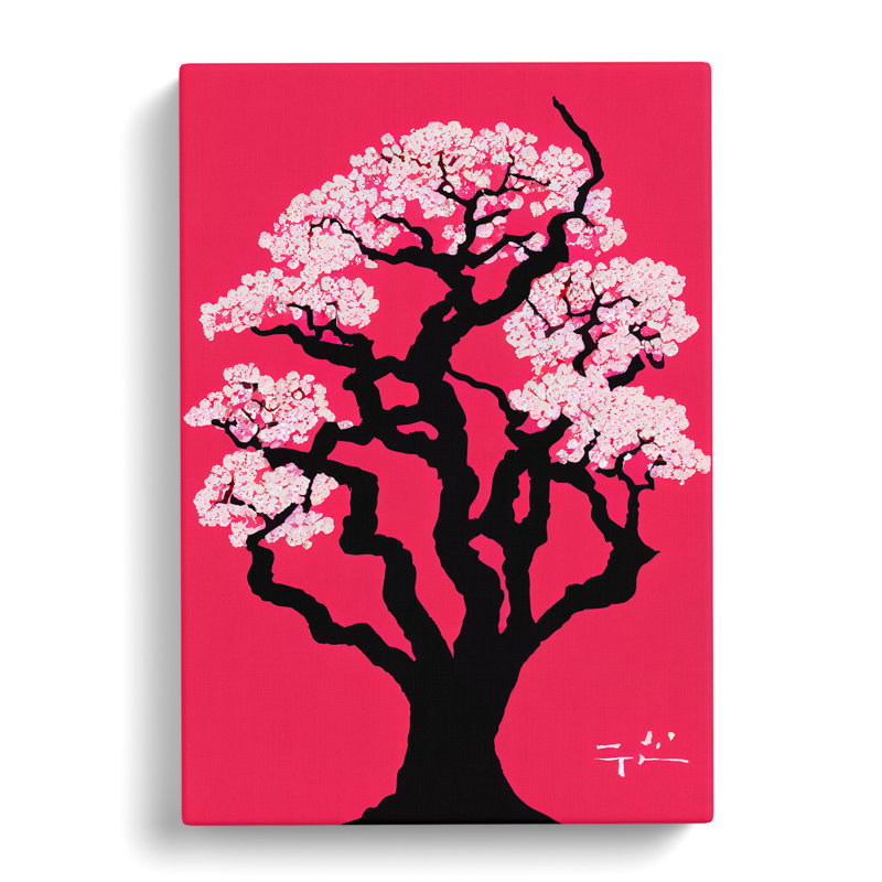 Cherry Blossom Tree No.3 - Wrapped Canvas, 50cm H x 35cm W
