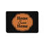 Tapis de jardin noir et orange 20 po x 32 po Home Sweet Home