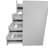 Closet Organizer System with Drawers and Hanging Rods