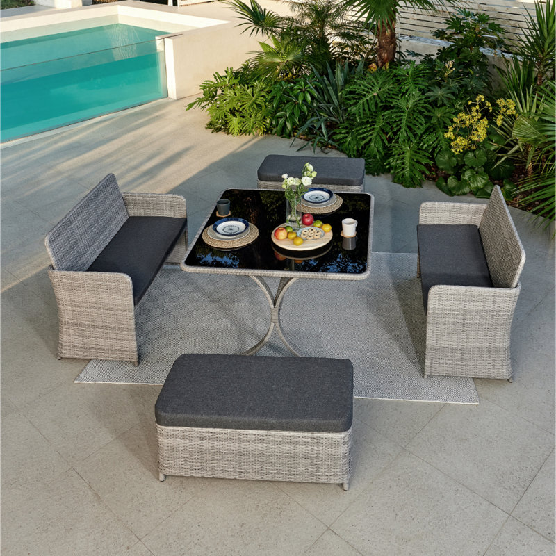Ardeley 8 - Person Garden Lounge Set with Cushions