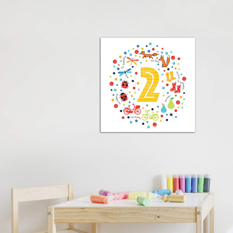 2 - Impression d'art graphique, Pas de tapis, Toile tendue, H 26 po x l 26 po x P 1,5 po