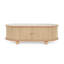 Smart Storage MDF Design ovale pour l'élégance du salon