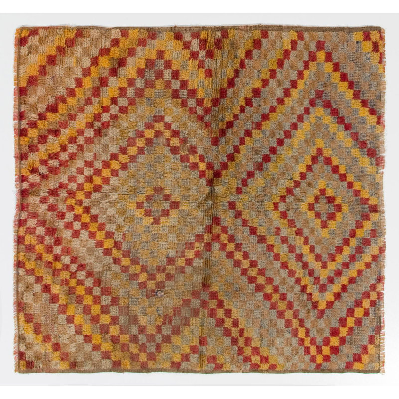 Tapis turc rétro fait à la main