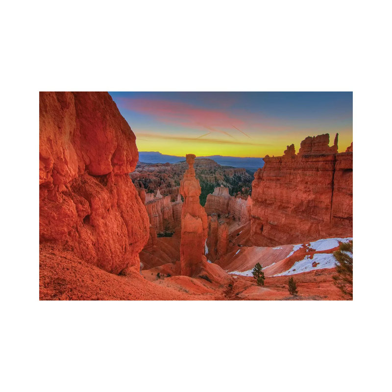 Dawn Over Thor's Hammer 1 Piece Wall Art on Canvas, 101.6 cm H x 66.04 cm W x 3.175 cm D
