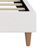 Modern Upholstered Platform Bed with Wingback Headboard and Walnut Wooden Legs, No Box Spring Needed-303500617-303500618