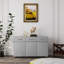 Table d'appoint Three Doors - Gris