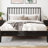 Indigo Spindle Platform Bed with Bamboo and Metal Support-121357668-121357672