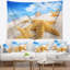 Le message en polyester de mer recouvert de tapisserie sable avec accessoires suspendus inclus-28490351