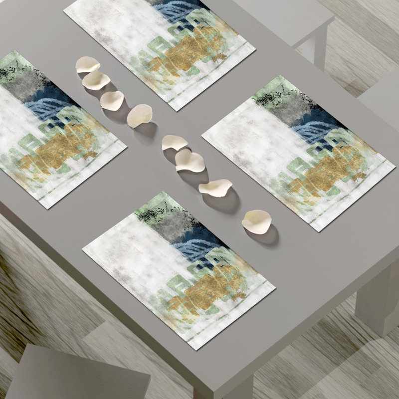 Napperon abstrait en polyester