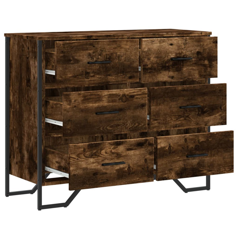 Bayad Rectangle Accent Chest, Smoked Oak