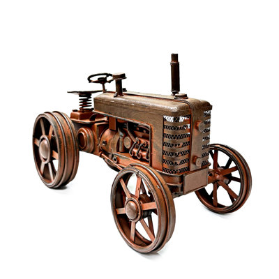 Tracteur rouillé rétro