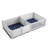 Dog Whelping Box 93.3 x 48.4 x 18.1in Dual Zone PVC with Rails Pee Pad