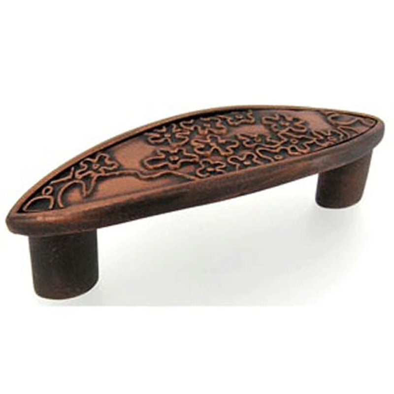Modern Settings Arch Pull, Antique Copper