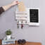 Wall Organiser With Key Hooks//Chalkboard/Mail Storage-1584707043