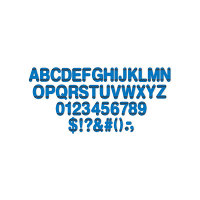 Crayola Blue Deco Letters Set