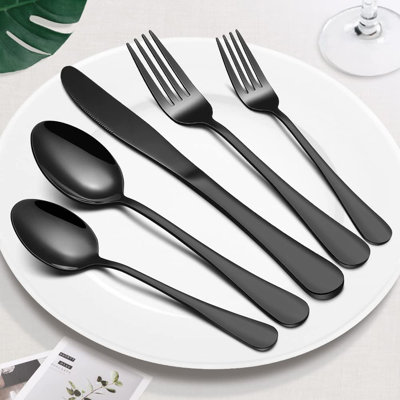 40 Pieces Stainless Steel Flatware Cutlery Set