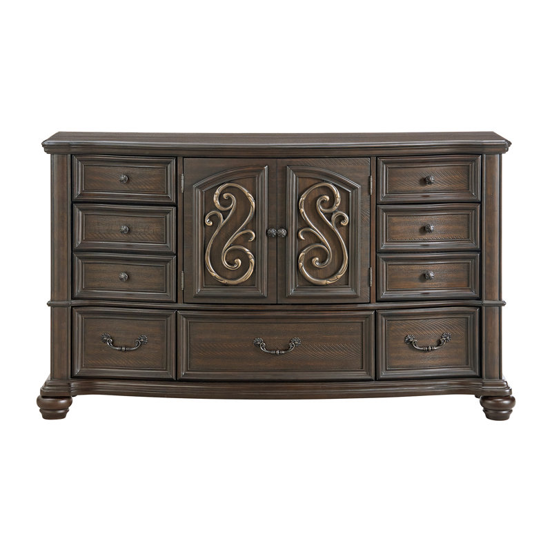 Commode 7 tiroirs Goufran en acajou