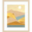 Retro Abstract I Southwest Mountains - Cadre photo, reproduction d'art sur papier-1054802610-1054802632