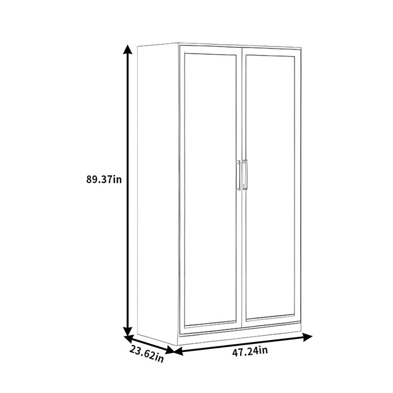 Simple And Retro Wardrobe
