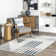Robbi Modern Striped Area Rug