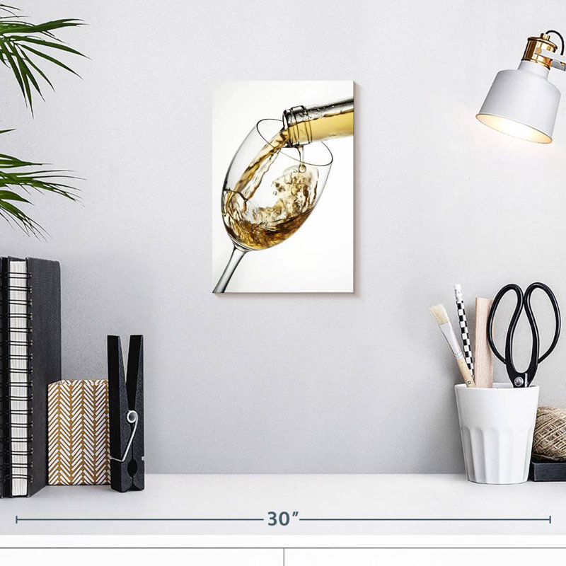 Yarlin Serving White Wine, 12" H x 8" W