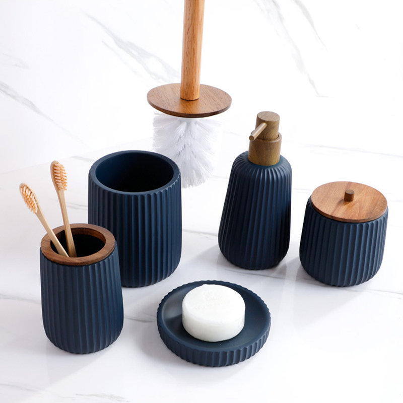 Ensemble complet d'accessoires de salle de bain 5 pièces