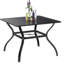 Table d'extérieur Deirde L 17,5 po x l 23 po