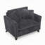 Fauteuil en velours côtelé l 46 po-1561417197