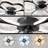 20" Ceiling Fan Light With 2 LED-726381931
