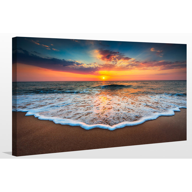 «Cloudscape Over the Sea 4», reproduction de photo sur toile tendue, H 24 po x l 40 po x P 1 po