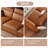 Orange Genuine Leather Modular Sofa-813603870-813603856