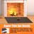 Hearth Rugs For Fireplaces Fire Resistant, Fireproof Fireplace Mat Hearth Rug, Hearth Pads For Wood Stove Fireplace Indoor Outdoor, Protect Floors Carpets From Sparks Embers