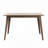 47.2" Rectangular Dining Table Solid Wood Legs-1869554240