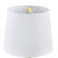 Lampe de table 20,5 "en métal avec abat-jour blanc-1445018716