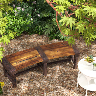 Berneda Outsunny Wooden Garden Bench