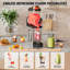 Machine à barbotine commerciale 12l - Machine à boisson glacée Smoothie en acier inoxydable et machine à margarita pour cocktails, jus et boissons alcoolisées
