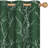 Silver Tree Branches Printed Pattern Blackout Grommet Curtains (Set Of 2)-32293056-32293066