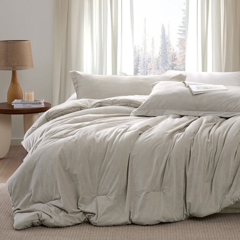 Love Thick® - Lofty Coma Inducer® Comforter Set - Pumice Steel, Oversized King
