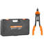 Outil d'écrou de rivet de 16 po WFX Utility ™, trousse à outils d'écrou de main-d'œuvre avec 13 pièces métriques et mandrins SAE