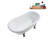 57.5'' x 29.5'' Soaking Acrylic Bathtub-83636140-83636135