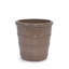 3 pots de fleurs en céramique, pot de fleurs moderne pour patio, jardin ou rebords de fenêtre - jaune antique-111408191