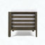 Ensemble de canapé modulaire d'extérieur en bois d'acacia 3 pièces avec coussins amovibles