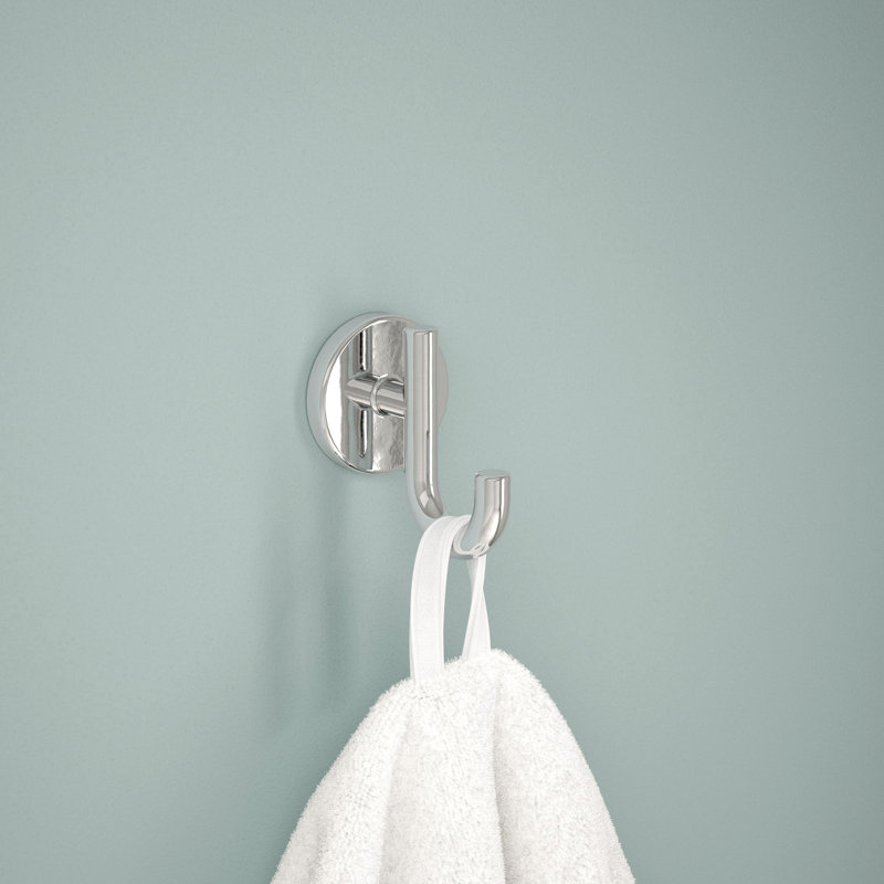 Trinsic Single Towel Hook Bath Hardware Accessory, Chrome