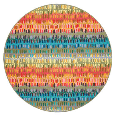 Paint Chip Micro Hooked Wool Rug by Dash & Albert