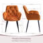 Modern Luxury Velvet Tufted Armchair with 11.5cm Thick Cushion for Dining Room, Restaurant, Reception Room, Hotel-435966727