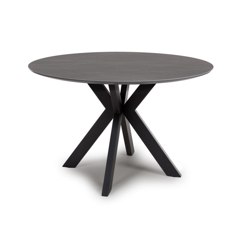 Hourani Round Metal Base Dining Table