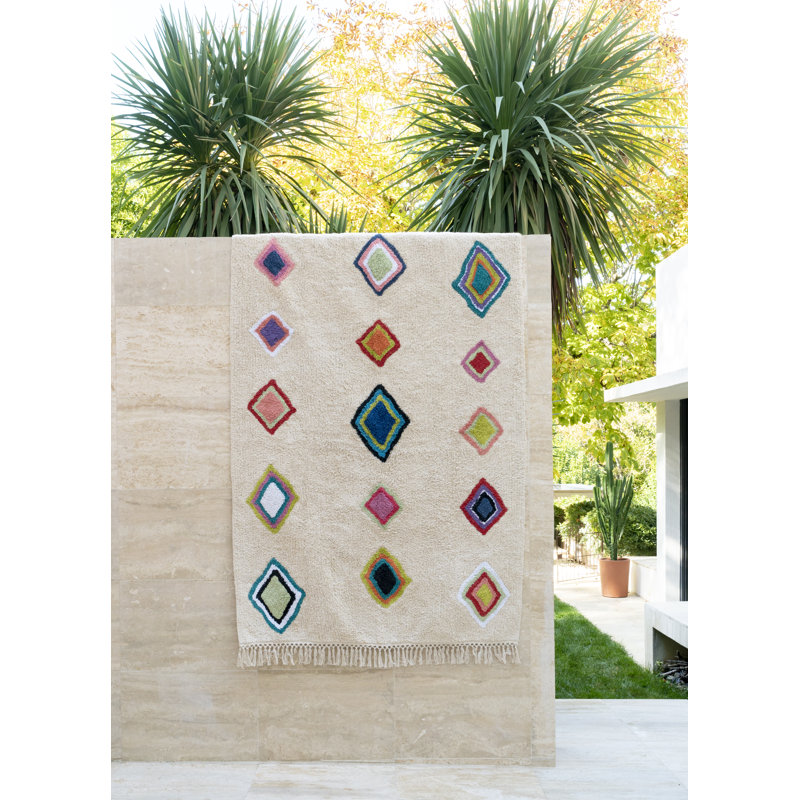 Adamson Moroccan Hand Woven Area Rug, Rectangle 120 x 180cm