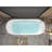Gloss White Acrylic Freestanding Tub, 67 Inches, Oval Shape, Overflow, Pop - Up Drain, Ce And , Ideal For Bathroom Decor Inch Soaking Design, Center Polished Finish, Comfortable Spacious, Easy To