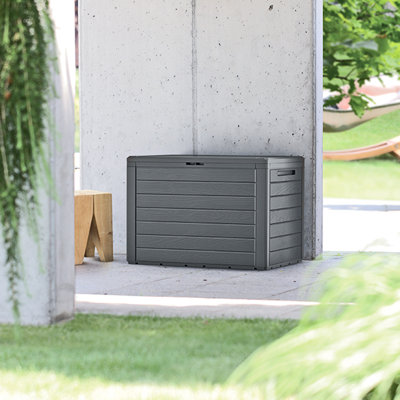 WFX Utility 78cm W 190L Water Resistant Plastic Lockable Deck Box
