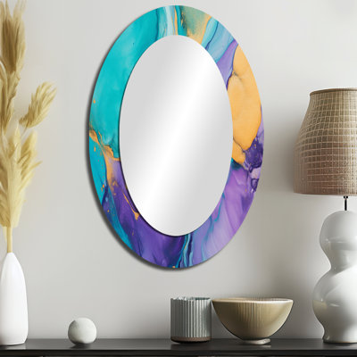 Kleinman - Miroir abstrait en métal